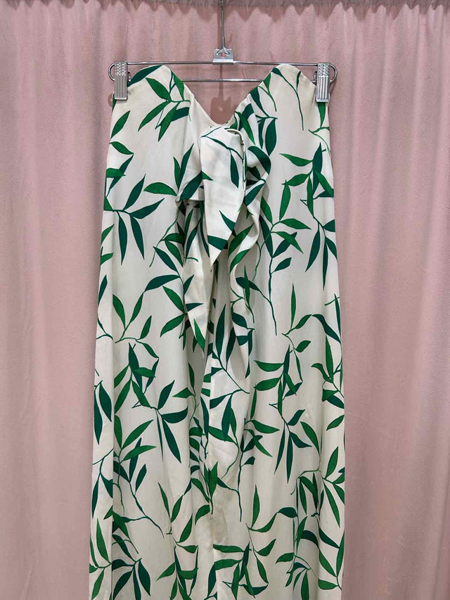Caroline Constas White and Green Size XS Dress