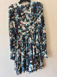 Peter Som Blue Multi Size 6 Dress