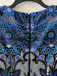 alice + olivia Black Multi Size 0 Dress