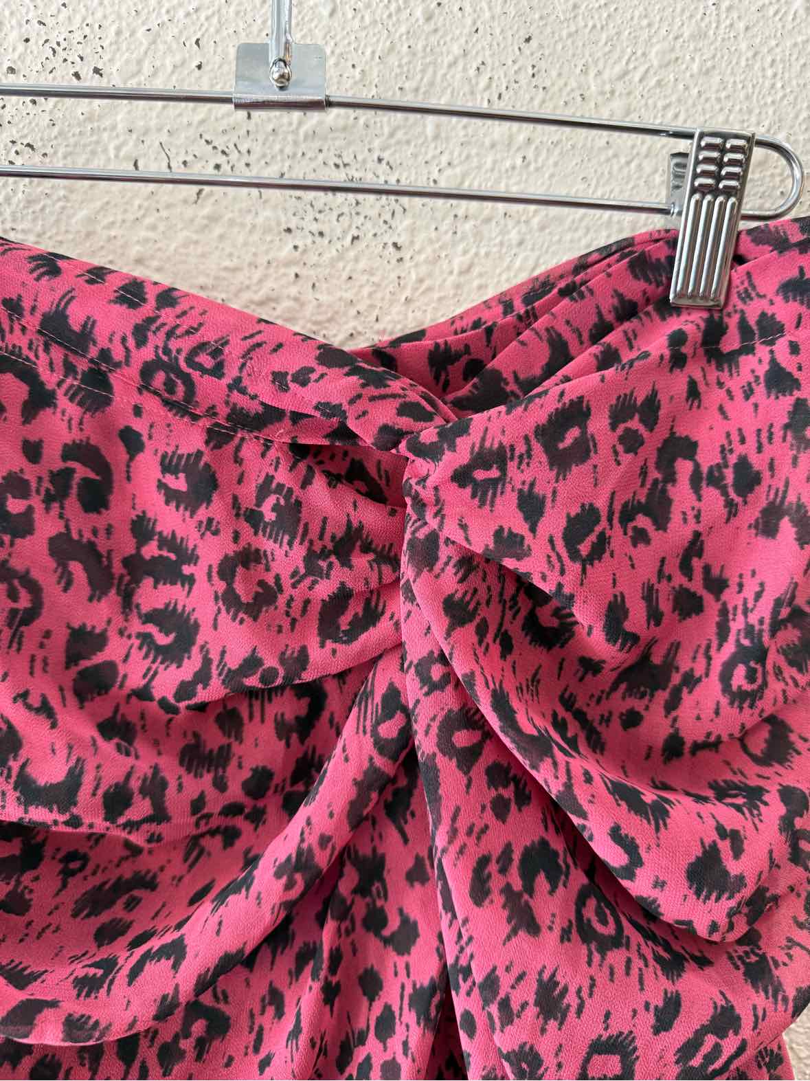 All Saints Pink and Black Size 4 Skirt