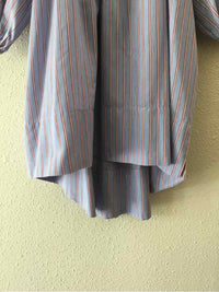 Caryn Lawn Blue Multi Size No Label Shirt