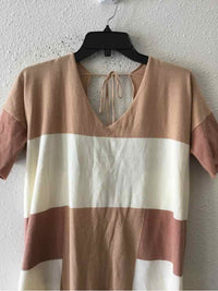 atelierdelphine. Brown and Cream Size XS Dress