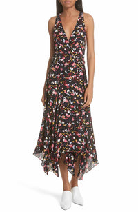 ALC Atlast Classics Black & Multi Size 4 Dress