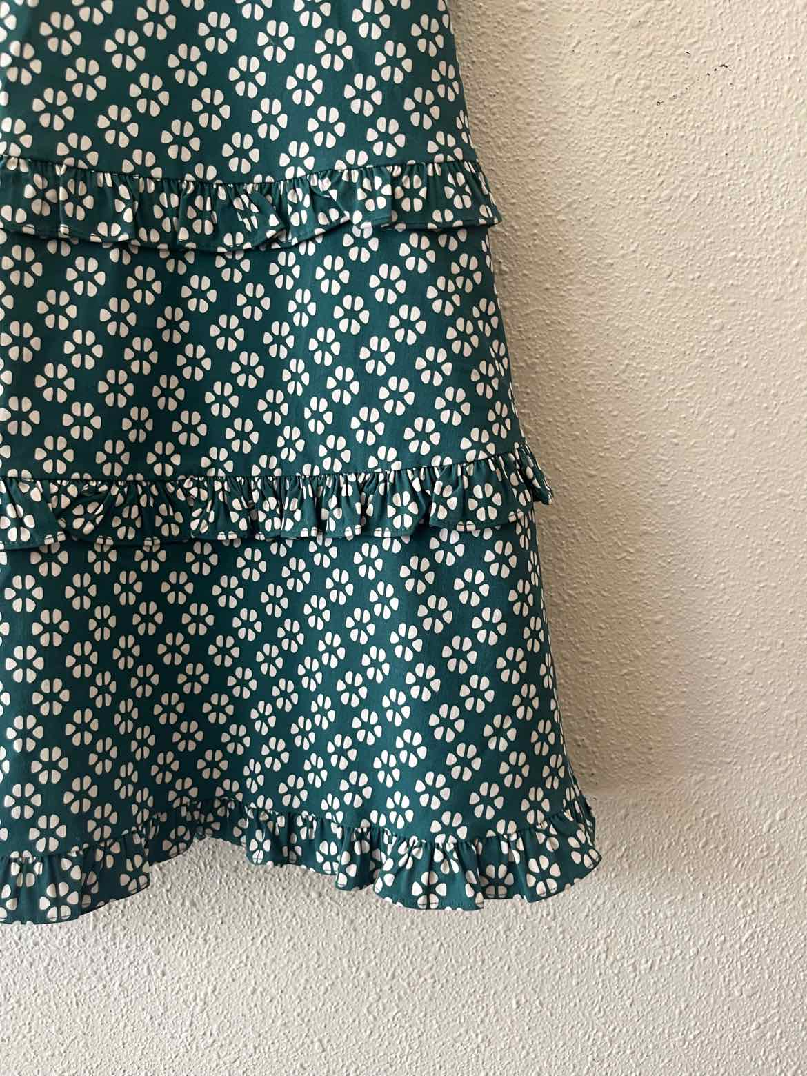 Anthropologie Green & White Size XXSP Dress – Swap Boutique