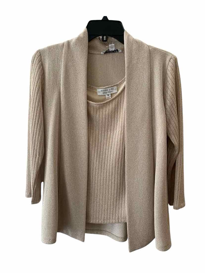 Andria Lieu Cream Size S Cardigan