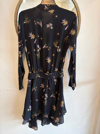 A.L.C. Black & Beige & Pink Size 0 Dress
