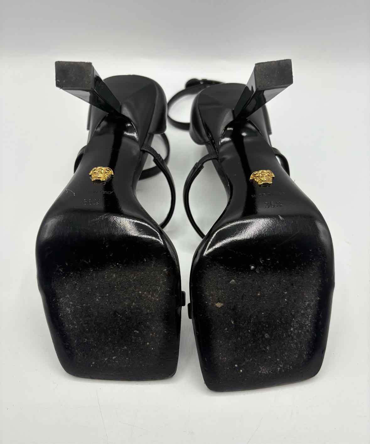 Versace Black Size 36.5 Shoes