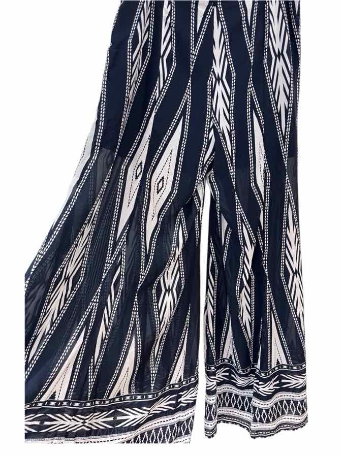 Gracia Navy and White Size L Pants