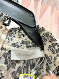 Zimmermann White and black Size 0 Dress