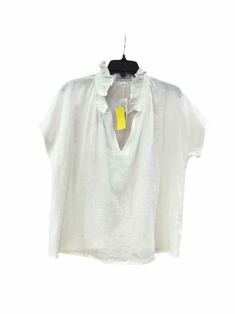 Never a Wallflower White Size L Blouse