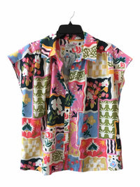 Crosby by Molli Burch White Multi Size S Shirt