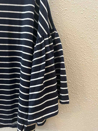 French Connection Navy and White Size M Shirt