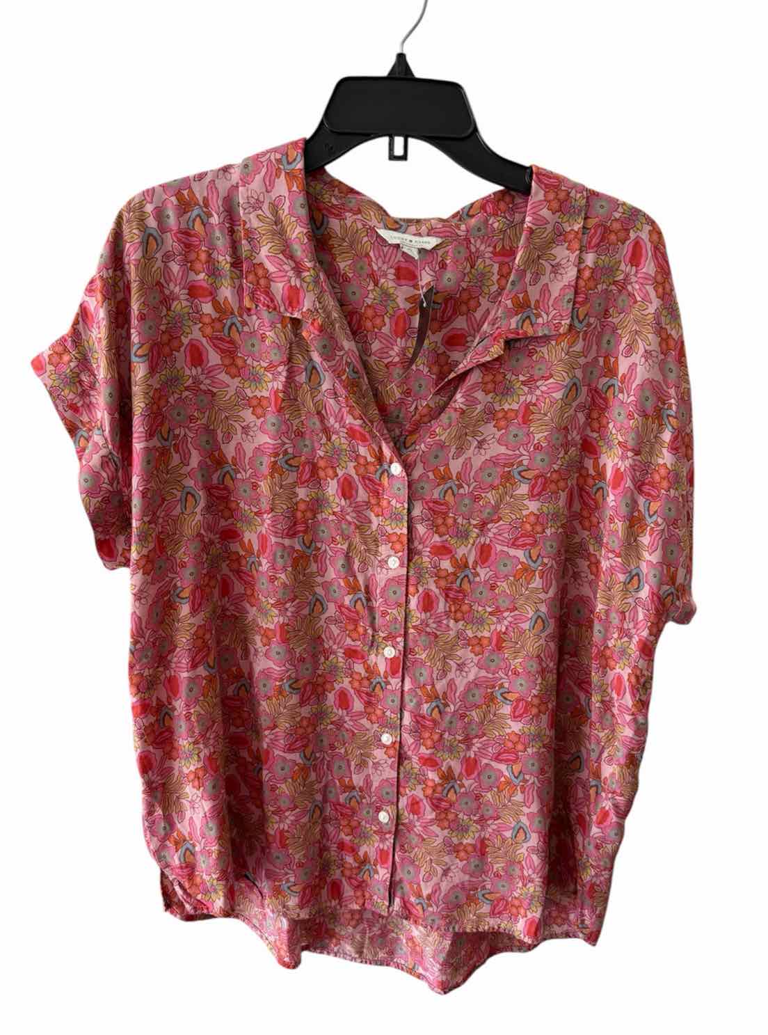 Lucky Brand Pink Multi Size L Shirt