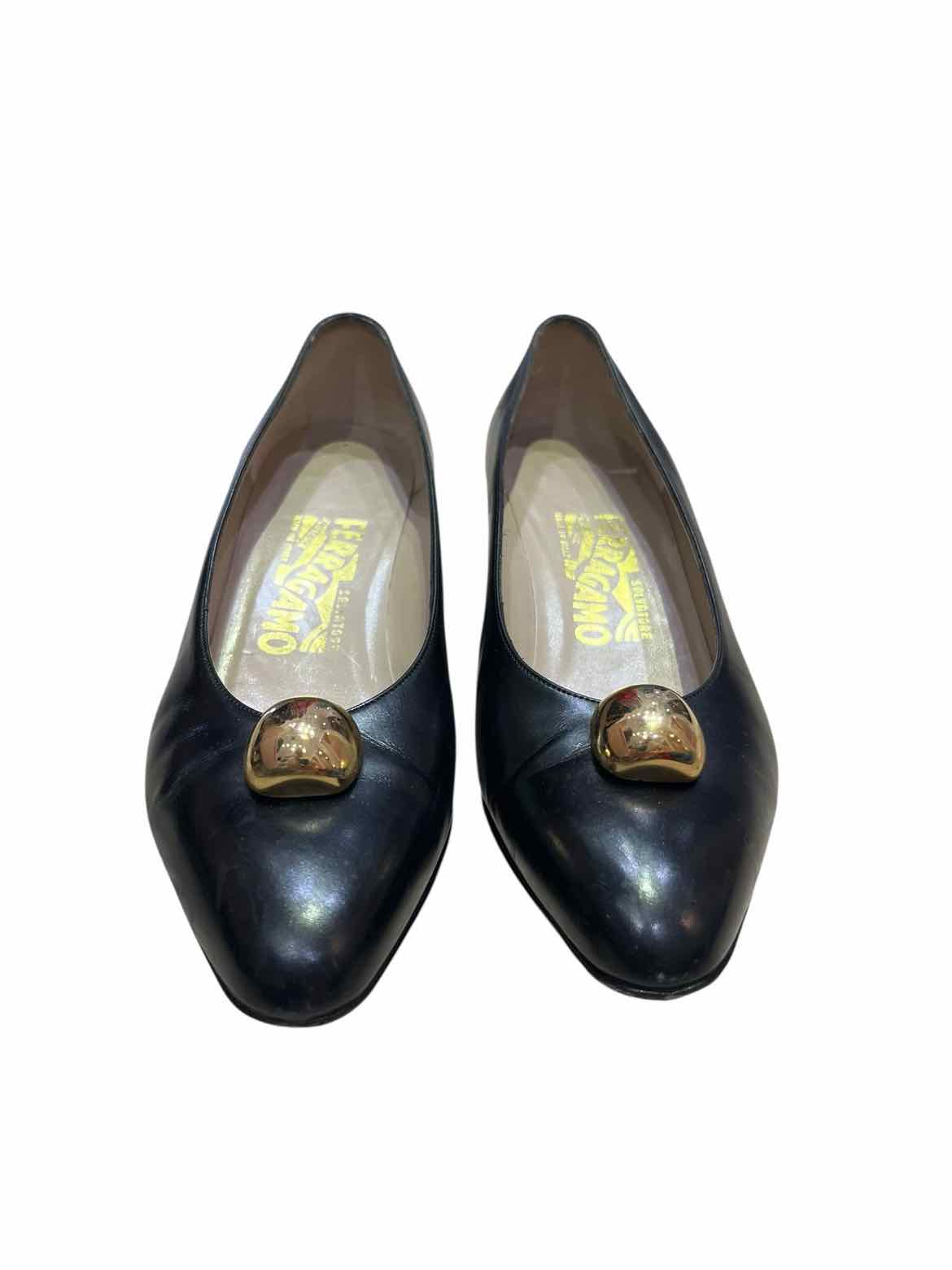 Salvador Ferragamo Black Size 7 Shoes