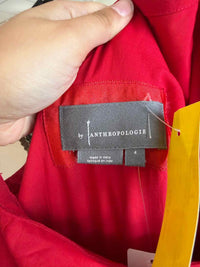 Anthropologie Red Size 4 Dress