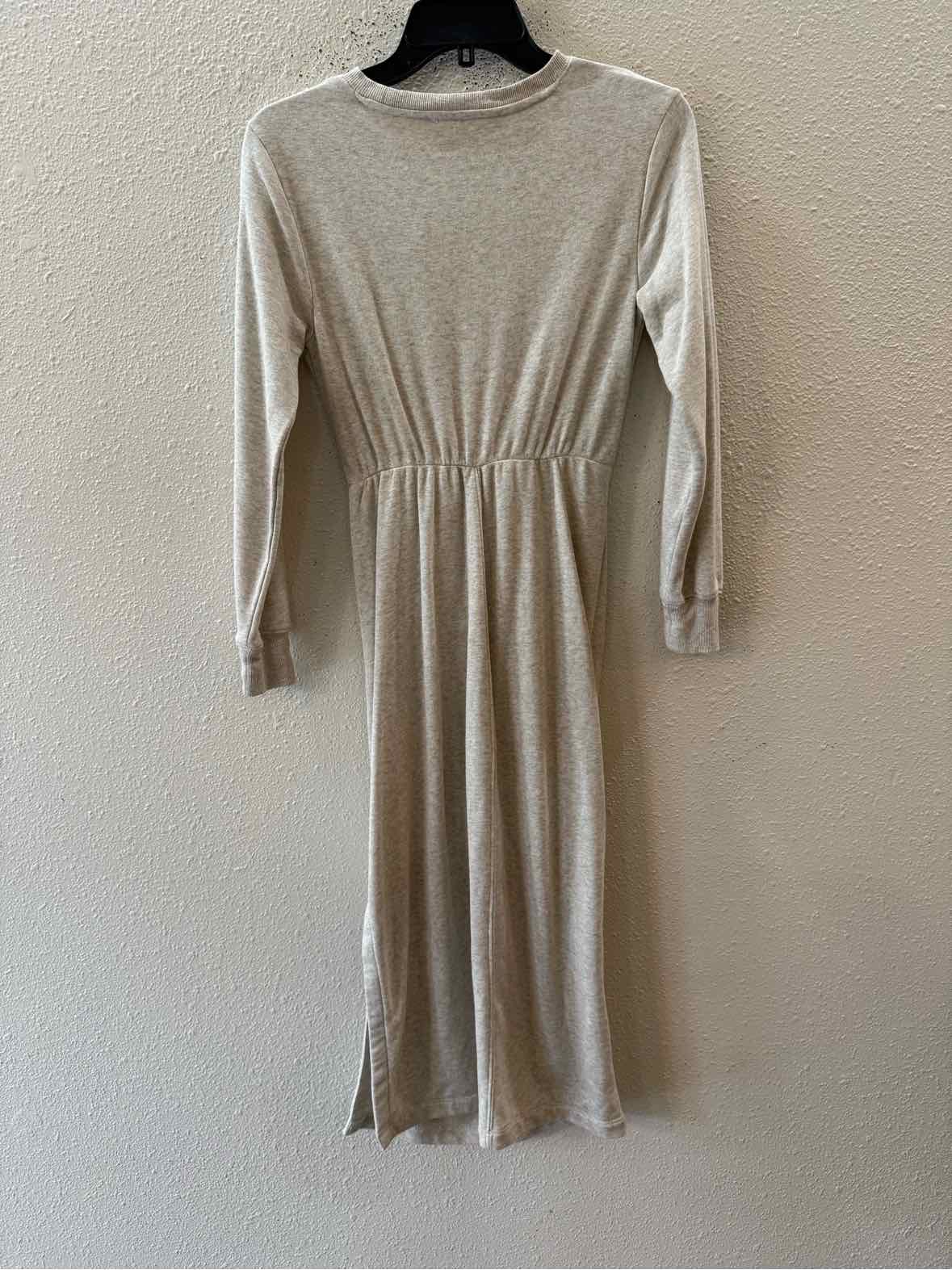 LOFT Petites Heathered Cream Size SP Dress