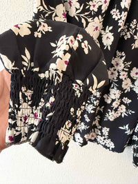 Sanctuary Black & White Size M Blouse