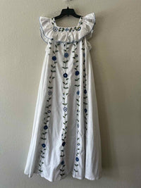 Mi Golondrina White Multi Size S Dress