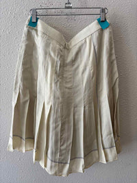 J Crew Cream and Navy Size 8 Skirt