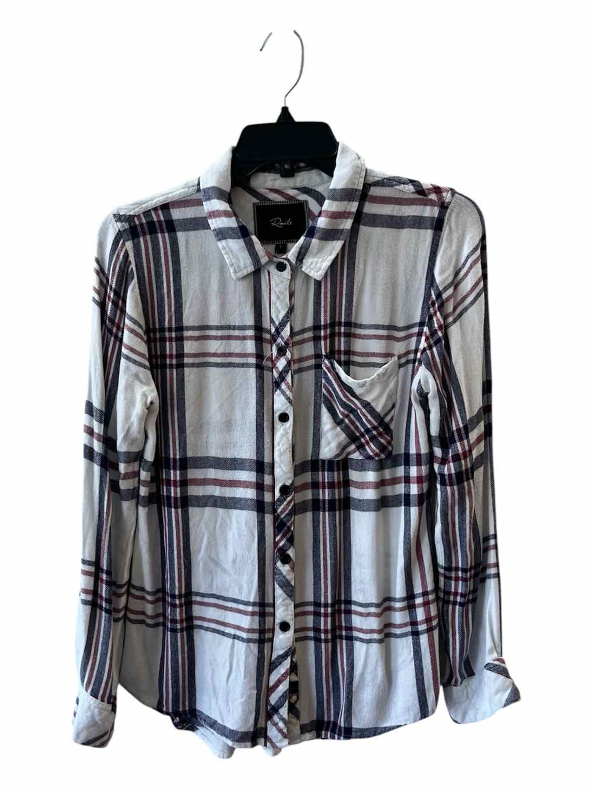Rails White Multi Size S Shirt
