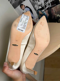 Badgley Mischka Off White Size 7 1/2 Shoes