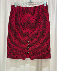 st john black and red Size 2 Skirt