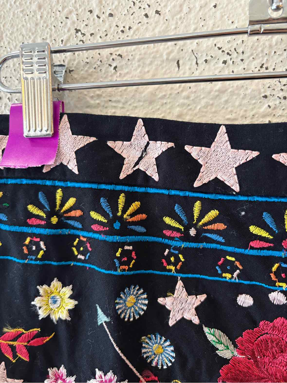 asos Black Multi Size 2 Skirt