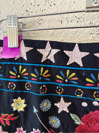 asos Black Multi Size 2 Skirt