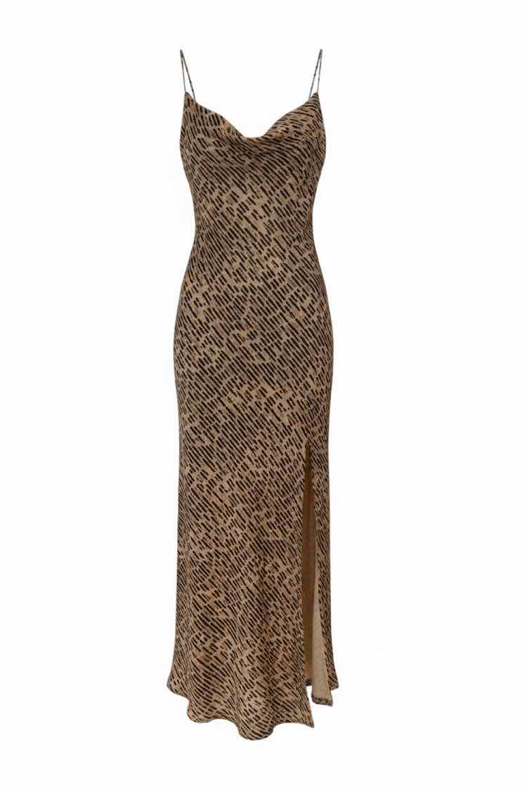 alice + olivia Brown and black Size 12 Dress