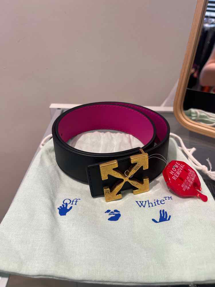 Off- White Black Belt