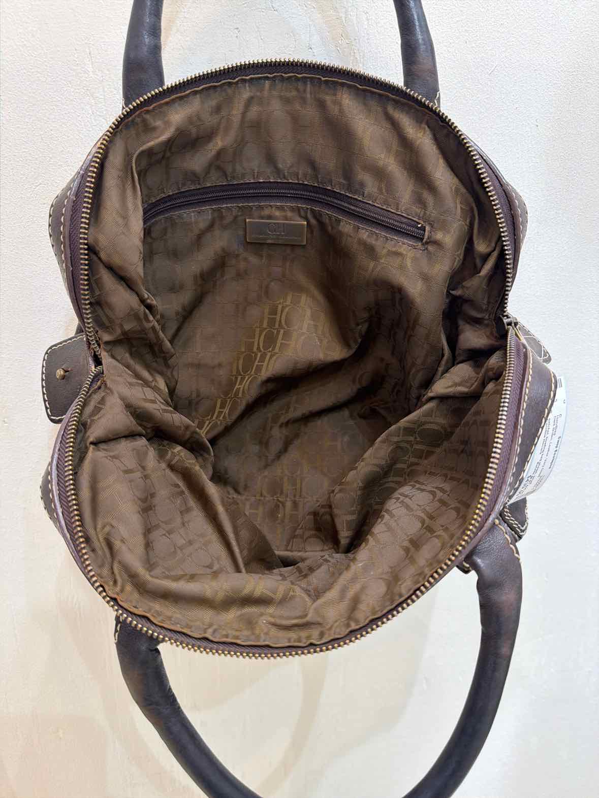 Carolina Herrera Dark Brown Handbag