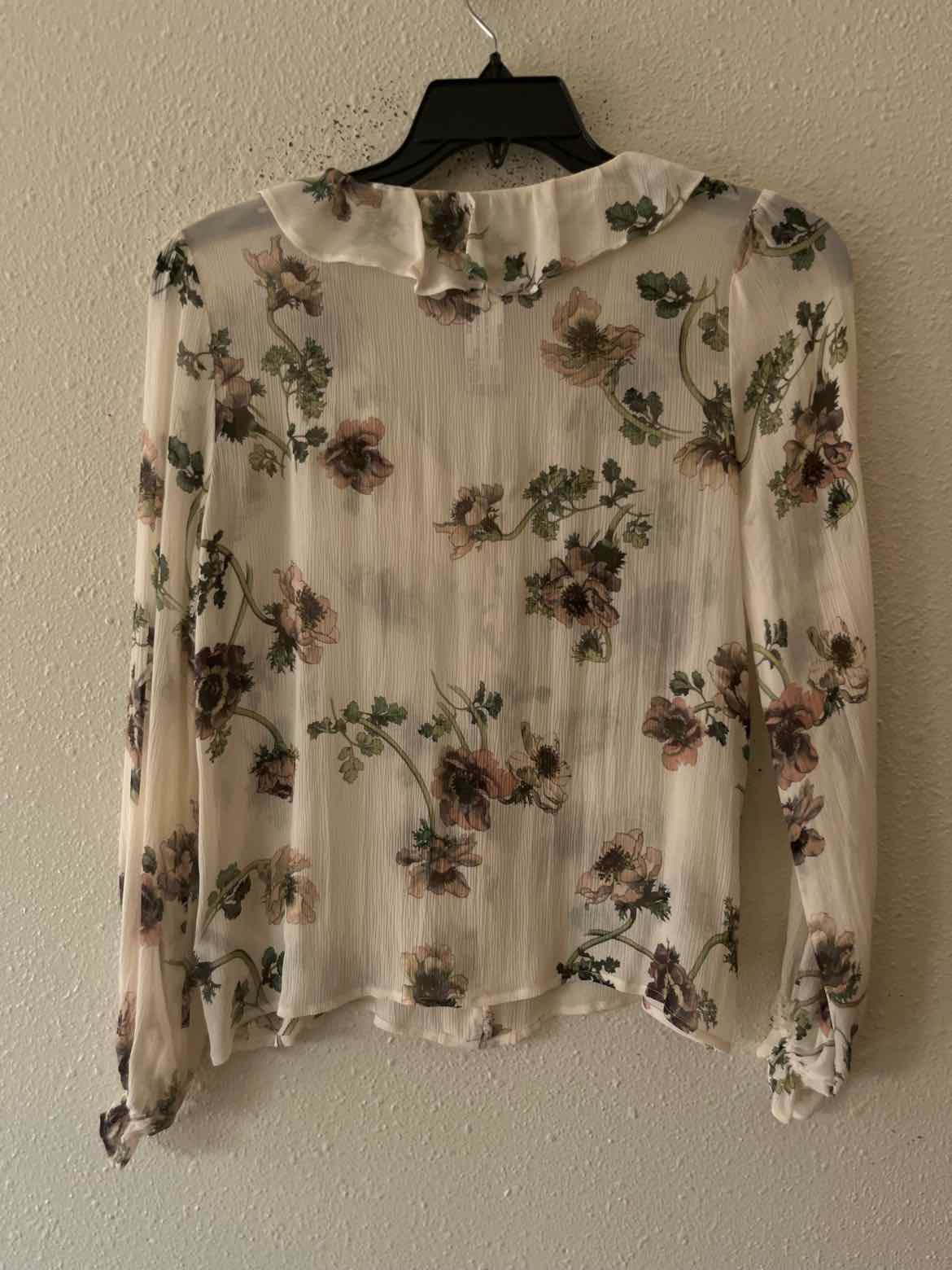 Paige Cream Multi Size XS Shirt