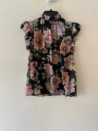 Rachel Zoe Black Multi Size XS Shirt