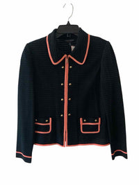 Ming Wang Black and coral Size XS Cardigan