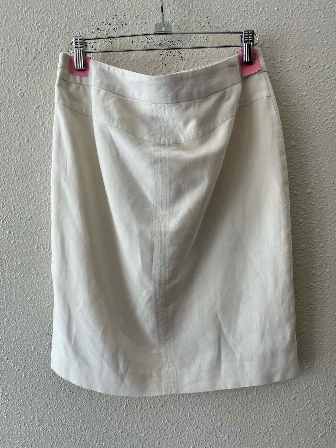 Trina Turk White Size 4 Skirt