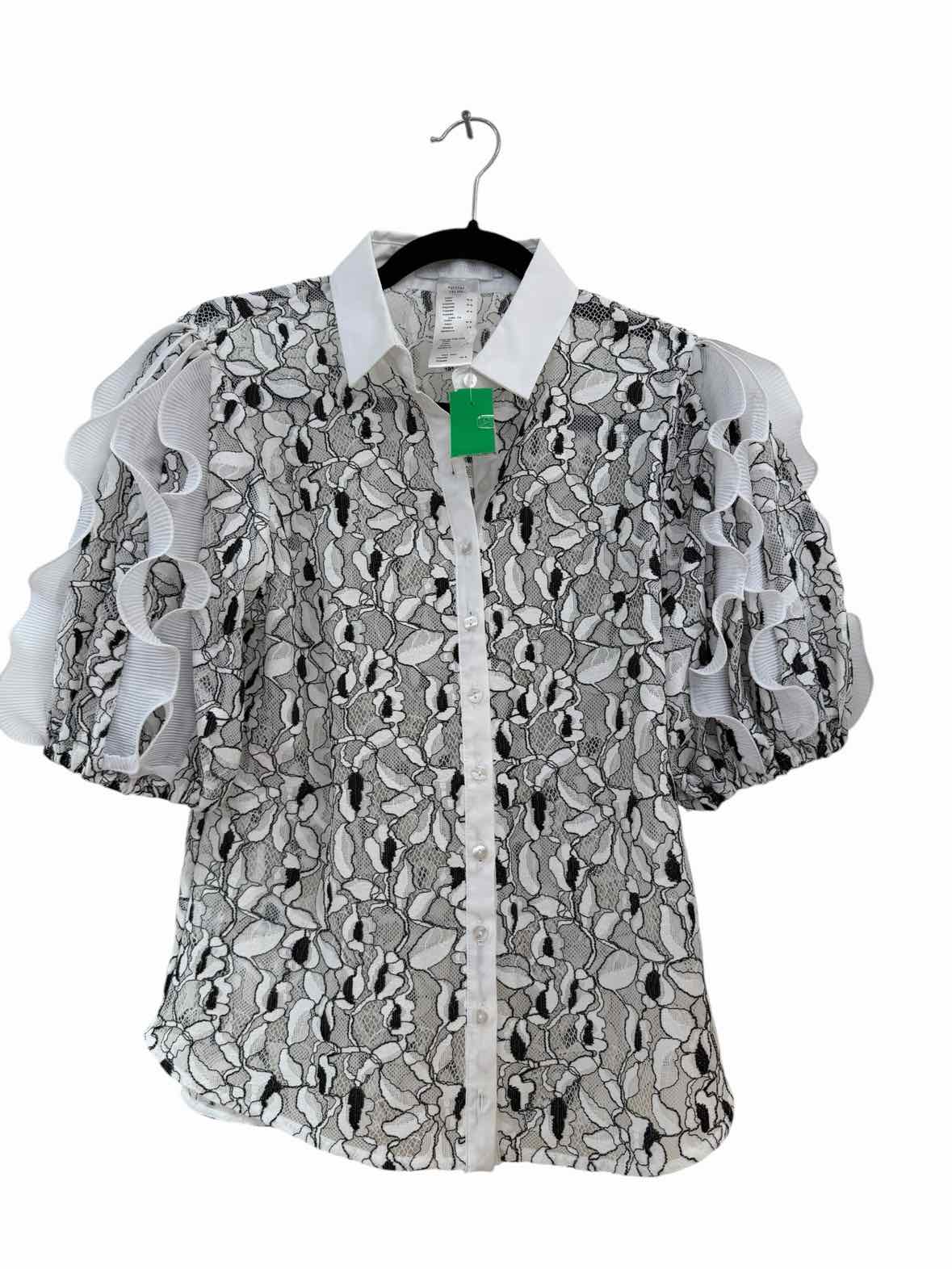 Anne Fontaine White and black Size 38 Shirt
