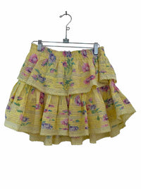 Love Shack Fancy Yellow Size S Skirt