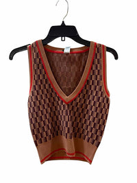 TropicofC. Brown and Red Size XS Shirt
