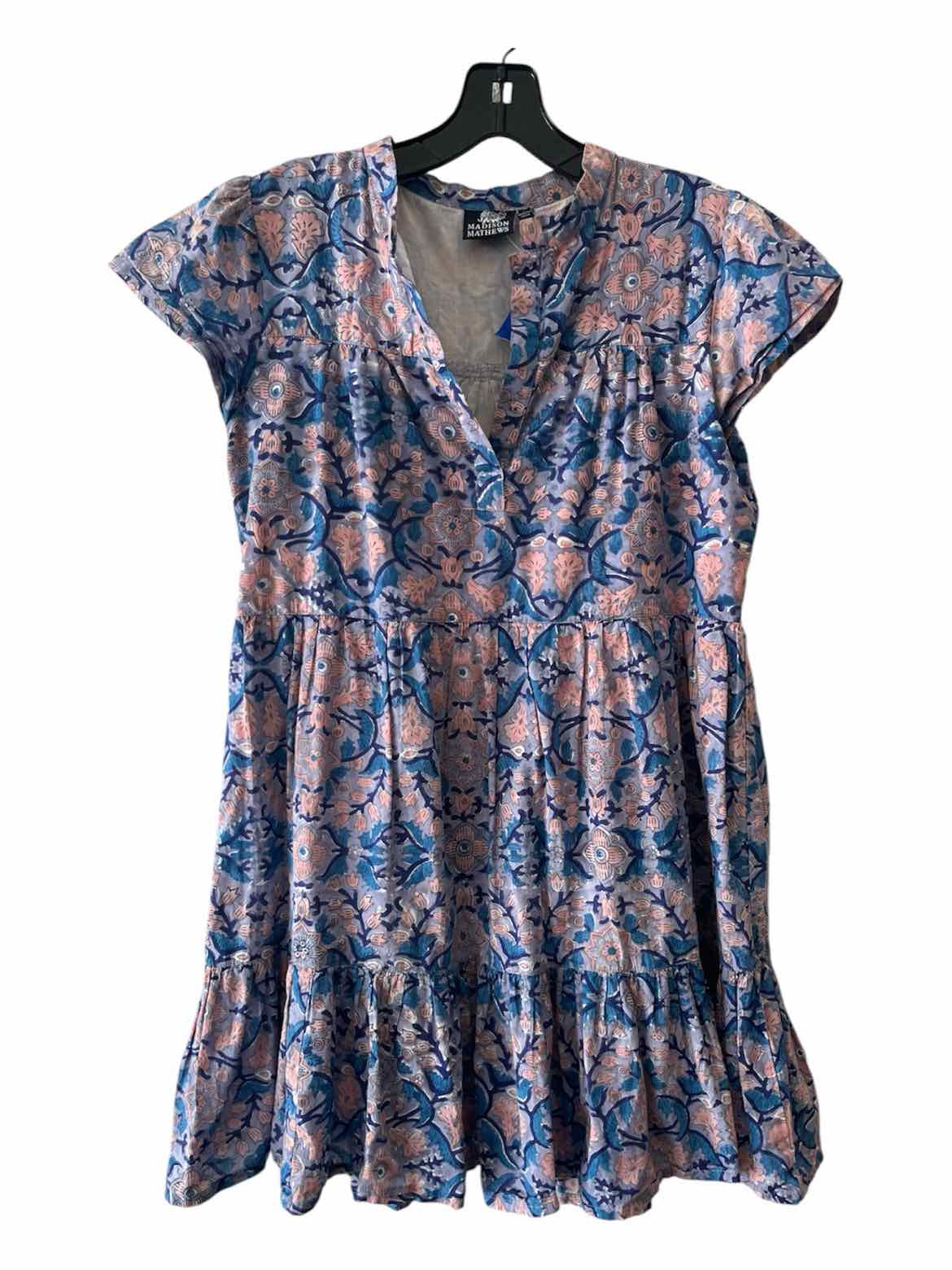 madison matthews blue and pink Size S Dress