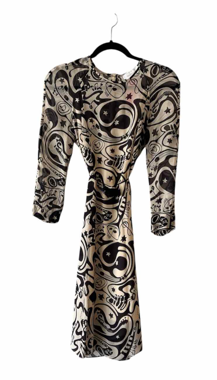Zimmermann Nude and Black Size 0 Dress