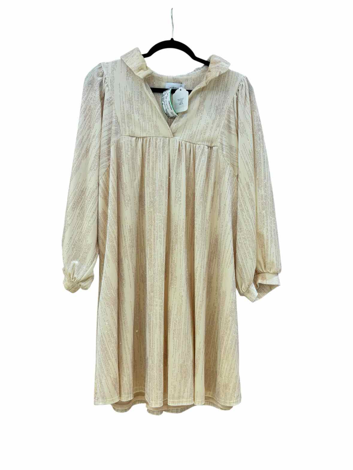 Adrienne Butter Yellow Size M Dress
