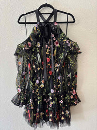 Alexis Black Multi Size M Dress