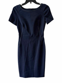 Piazza Sempione Navy and White Size 38 Dress