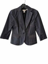 LOFT Dark Wash Size 2 Blazer
