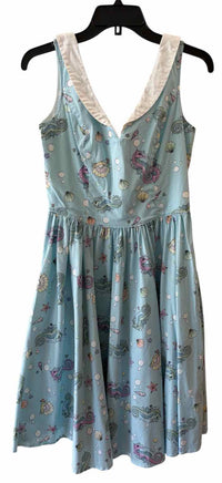 Hell Bunny Aqua Multi Size M Dress