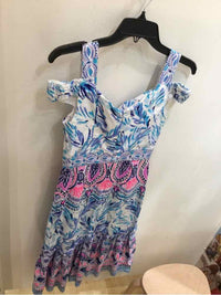 Lily Pulitzer blue and white multi Size 00 Dress