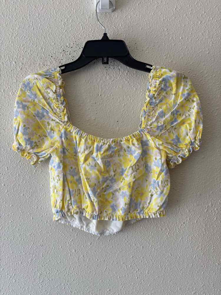 Gianni Bini Yellow Multi Size S Shirt