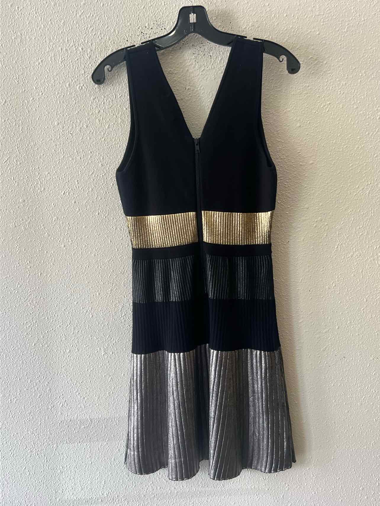 Parker Black Multi Size L Dress