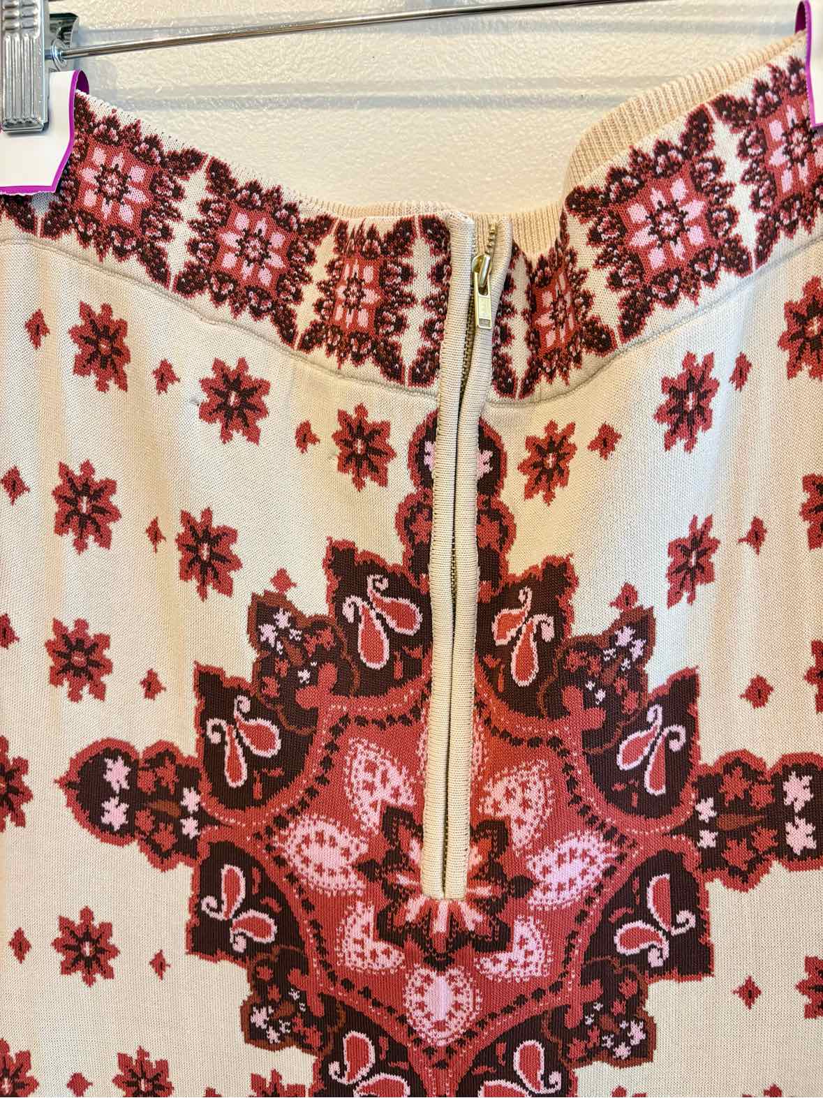 Cara Cara Beige Multi Size M Dress