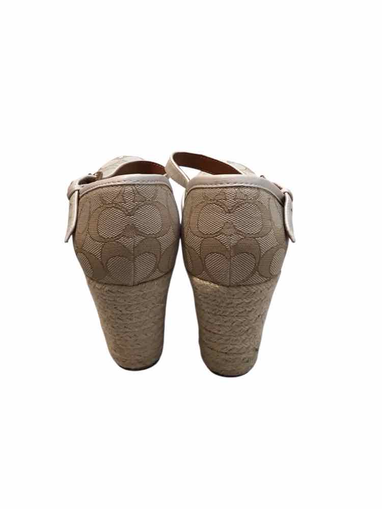 Coach Cream Size 9.5 Shoes